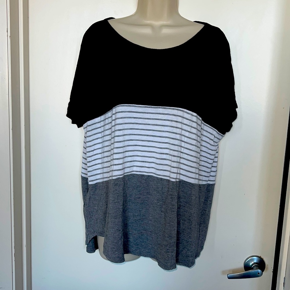 Xxl boat neck tee